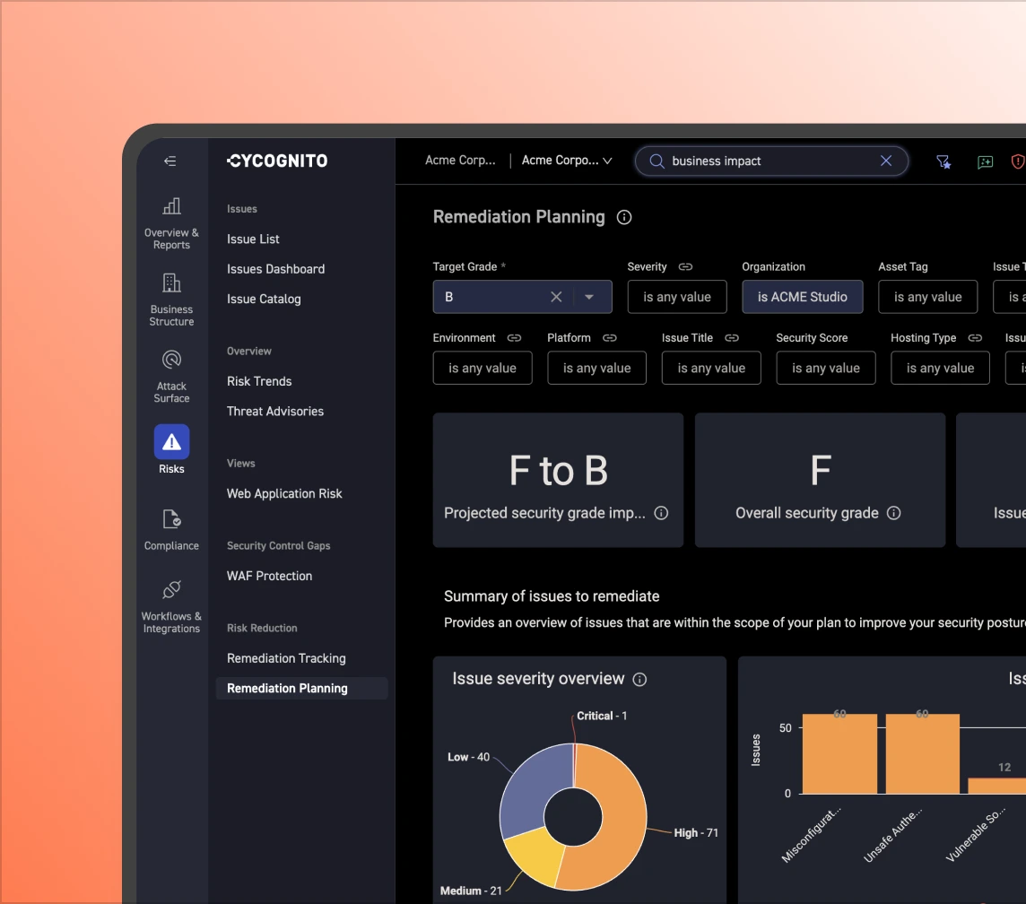 Turn findings into remediation action
