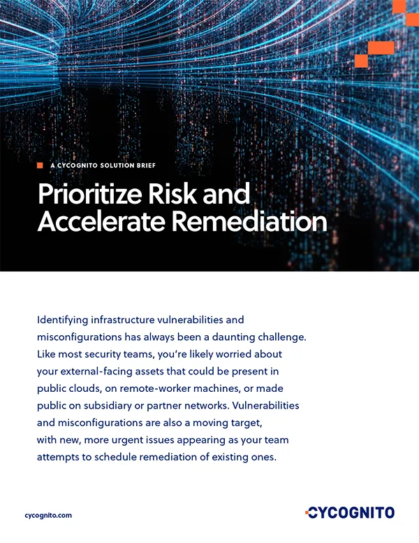 Prioritize Risk and Accelerate Remediation